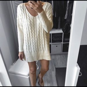 Ivory Cable Knit Sweater